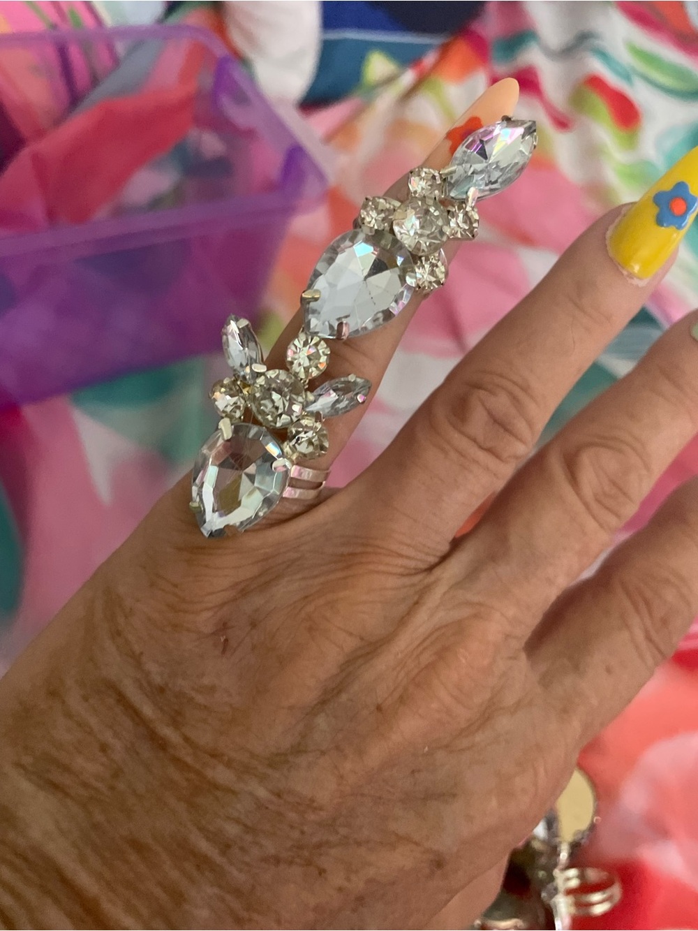 Crystal extended ring